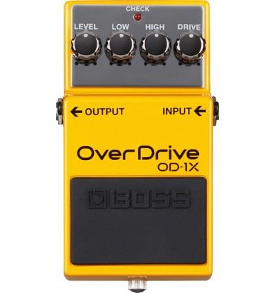 BOSS P&eacute;dale OverDrive OD-1X , une p&eacute;dale  pour guitare en &eacute;dition sp&eacute;ciale pour des sons premium