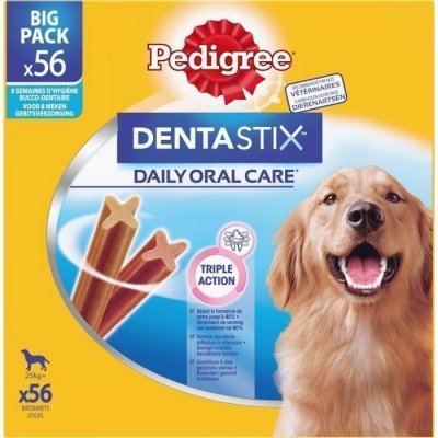 PEDIGREE  Dentastix B&acirc;tonnets hygi&egrave;ne bucco-dentaire - Pour grand chien - 8 x 270 g