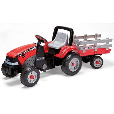 PEG PEREGO  Tracteur &agrave; p&eacute;dales r&eacute;glable Maxi Diesel
