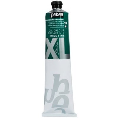 PEBEO Peinture &agrave; l'huile fine XL Studio - Emeraude phtalocyanine - 200 ml