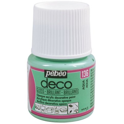 PEBEO Peinture acrylique opaque brillante - aqua - 45 ml #0