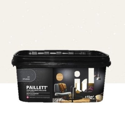 ID Peinture de finition mate paillett&eacute;e PAILLETT 2L LUX  -  Paris Lux