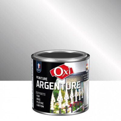 OXI Peinture fer ext&eacute;rieur  argenture brillant 125 ML