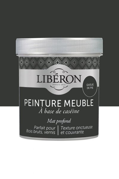 LIBERON Peinture meuble et boiserie Cas&eacute;ine LIB&Eacute;RON queue de pie mat 0.5 l
