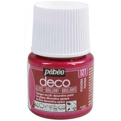 PEBEO Peinture P.BO D&eacute;co - Brillant - 45 ml Rose Fuchsia