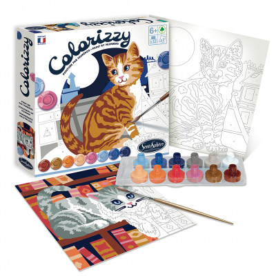 Peinture par num&eacute;ros sentosph&egrave;re colorizzy colorizzy chats 4503