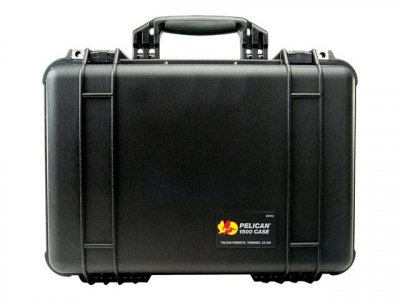 PELI  1500 BKF flight case noir avec mousse 425 x 284 x 155 mm