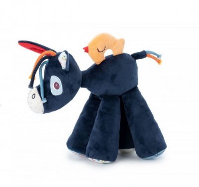 LILLIPUTIENS Peluche d'activit&eacute;s sonore Ignace au galop (26 cm)