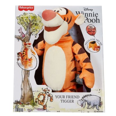 DISNEY Peluche  Fisher Price Tigrou mouvements et sons 
