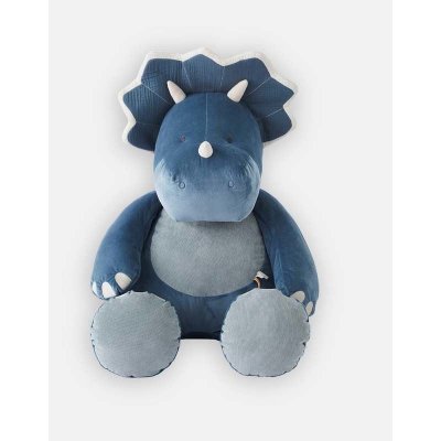 NOUKIE S Peluche g&eacute;ante en veloudoux Ops le tric&eacute;ratops TSO (90 cm)