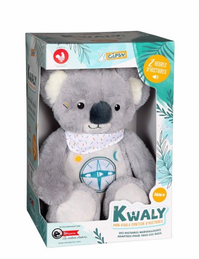 GIPSY Peluche  Kwaly Mon Koala Conteur d'Histoires