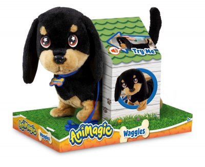 GOLIATH Peluche int&eacute;ractive  Waggles en balade