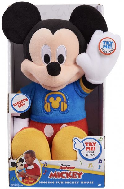 GP TOYS Peluche interactive sonore et lumineuse Mickey 30 cm