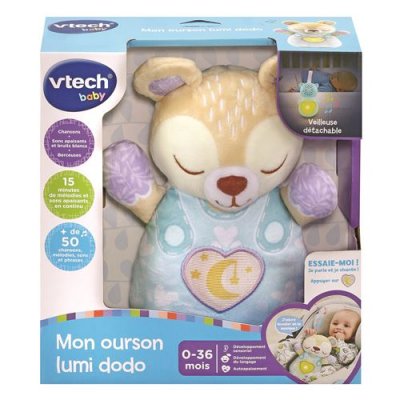 VTECH BABY Peluche interactive  Mon ourson Lumi Dodo