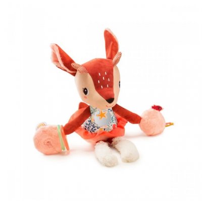 LILLIPUTIENS Peluche multi-activit&eacute;s Stella le faon 
