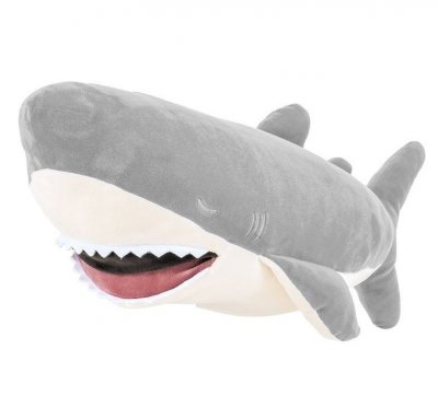 NEMU NEMU Peluche requin gris zap - taille 53 cm