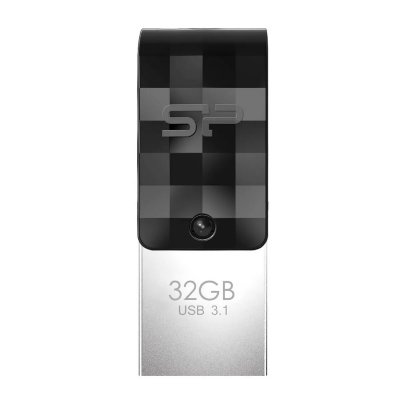 SILICON POWER Pendrive  USB 3.1 USB-C OTG Noir 