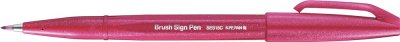 PENTEL  Arts Brush Sign Pen SES15C-B2X, Feutre pinceau, Rouge framboise