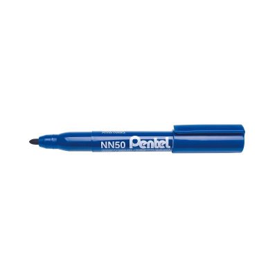 PENTEL  Green Label Marqueur Permanent &agrave; Pointe conique Bleu