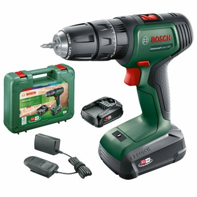 BOSCH Perceuse &agrave; percussion  UniversalImpact 18V - 2 x 1 5Ah
