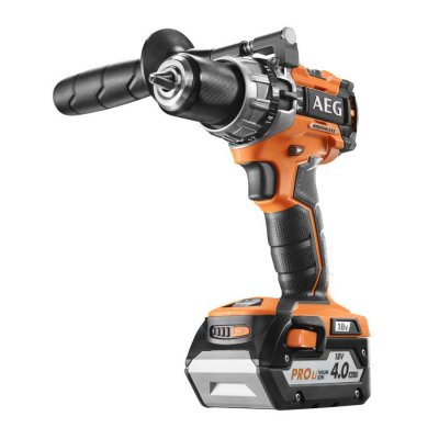 AEG Perceuse &agrave; percussion sans fil  18 V 4 Ah, 2 batteries BSB18C2BLLI402C