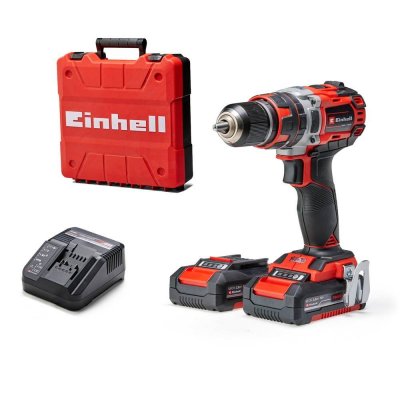 EINHELL Perceuse &agrave; percussion sans fil TE-CD 18/50 Li-i BL (2x2,0Ah)