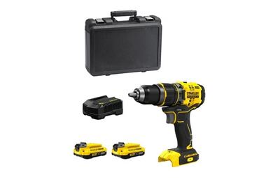 STANLEY Perceuse &agrave; percussion  sfmcd721d2k (2 x 2,0 ah chargeur coffret)