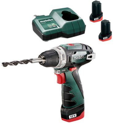 METABO Perceuse batterie 12V powermaxx bs basic / 2x batterie 2.0 Ah - 