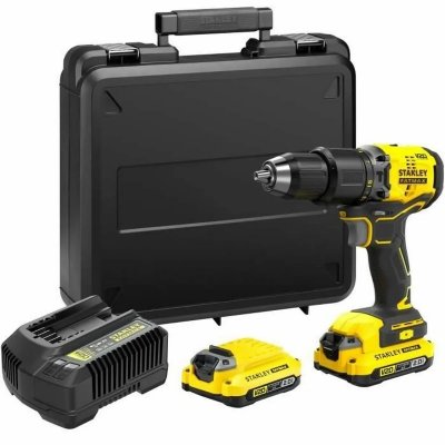 STANLEY Perceuse visseuse &agrave; percussion sans fil  Fatmax SFMCD715D2K-QW V20 18V - 2x2Ah