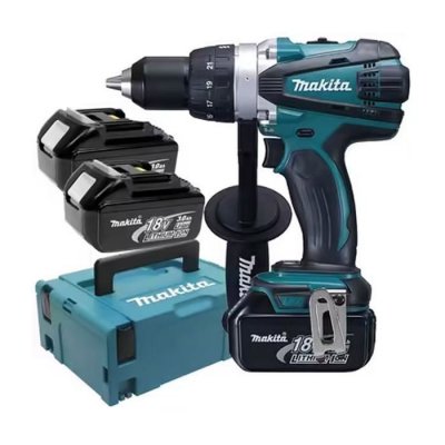 MAKITA Perceuse visseuse Li-ion  DDF458RF3J - 91 Nm +3 batteries 3,0Ah 18V en Makpac 
