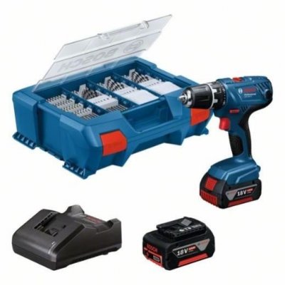 BOSCH Perceuse-visseuse sans fil avec accessoires GSR 18 V-21 Professional 