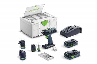 FESTOOL Perceuse visseuse sans fil T 18+3 HPC 4.0 I-SET -  - 577609