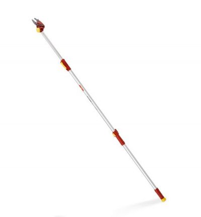 OUTILS WOLF Perche &eacute;lagueuse en aluminiumm t&eacute;lescopique , L.400 cm