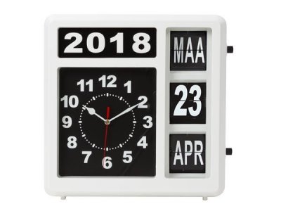 Perel horloge murale 31x31 cm version hollandaise 432654