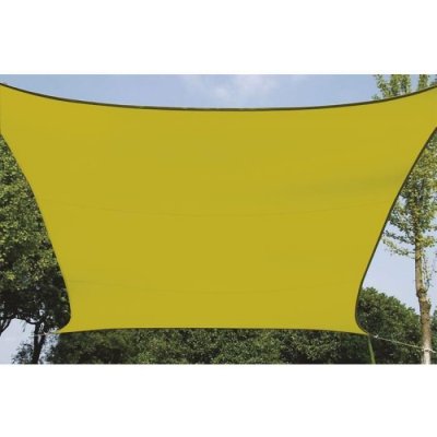 PEREL  VOILE SOLAIRE - CARR&Eacute; - 3.6 x 3.6 m - COULEUR: VERT LIME