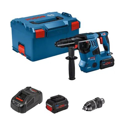 BOSCH Perforateur  SDS-PLUS GBH 18V-28 CF - 2 batteries 8.0AH GAL1880 CV L-B - 611921002