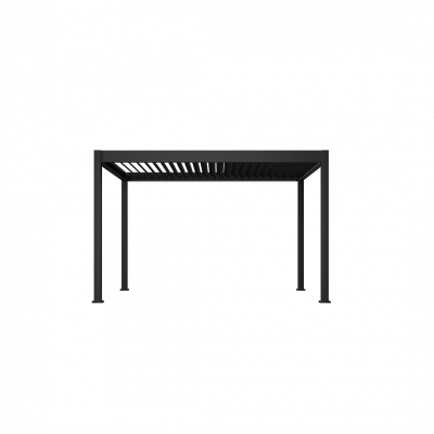 Pergola bioclimatique motoris&eacute;e Ombr&eacute;a 3x4M autoportante - Anthracite