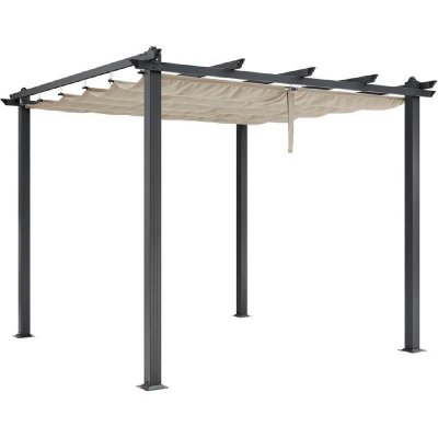 NO NAME Pergola en aluminium CORDOBA - Beige - 3 x 3 m 