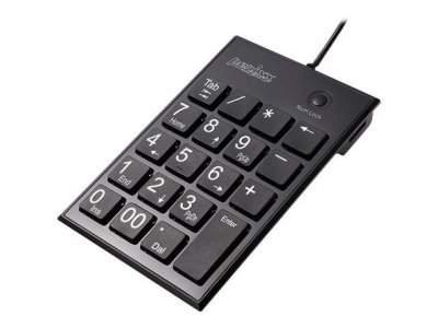 PERIXX  PERIPAD-202 H B USB Pav&eacute; num&eacute;rique touches multim&eacute;dia noir