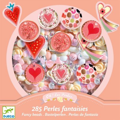DJECO Perles fantaisies theme coeur