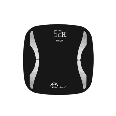 LITTLE BALANCE P&egrave;se personne  soft 4 usb r 8651 connect&eacute; noir