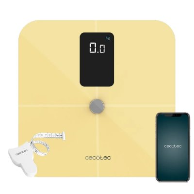 CECOTEC P&egrave;se-personne num&eacute;rique Surface Precision 10400 Smart Healthy Vision Yellow 