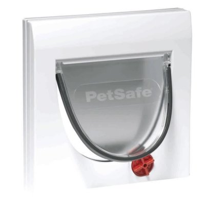 PETSAFE  Chatiere manuelle a 4 voies avec tunnel Classic 917 Blanc