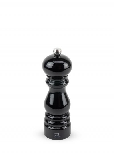 PEUGEOT  1870418.S Moulin &Agrave; Sel Paris 18 Cm Bois H&ecirc;tre Laqu&eacute; Noir