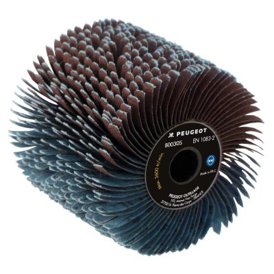PEUGEOT  - 2 Brosses &agrave; lani&egrave;res abrasives 120 x 100 mm Grain 40