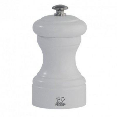 PEUGEOT  - Moulin &agrave; sel manuel en bois couleur blanc mat 10 cm