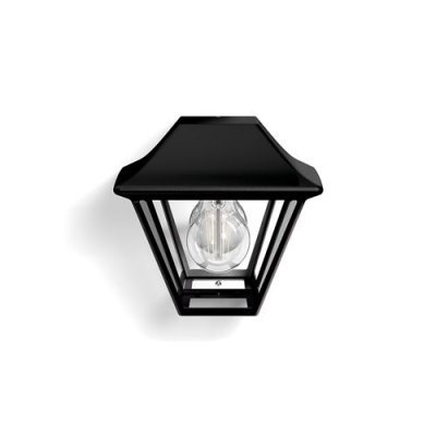 PHILIPS  Alpenglow Demi Applique ext&eacute;rieure - Noire - 1x9.5W - 230V