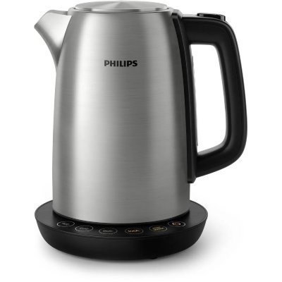 PHILIPS  Avance Collection HD9359 - Bouilloire - 1.7 litres - 2.2 kWatt - m&eacute;tal/m&eacute;tal bross&eacute; noir