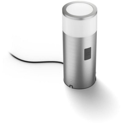 PHILIPS  - Borne ext&eacute;rieure calla hue White and Color Ambiance - Inox