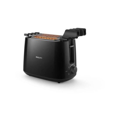 PHILIPS  Daily Collection HD2583/90 Grille-Pain - Grilles-Pain (Noir)